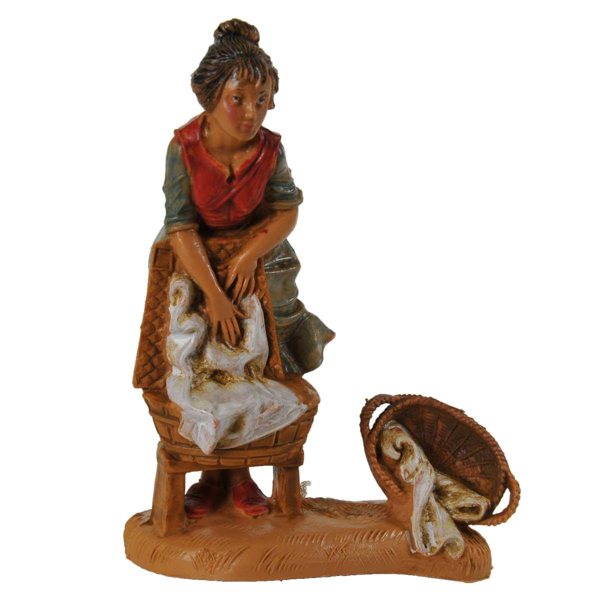 Statua cm.10 Pastori Doppi Assortiti Set pz.17 | Fontanini