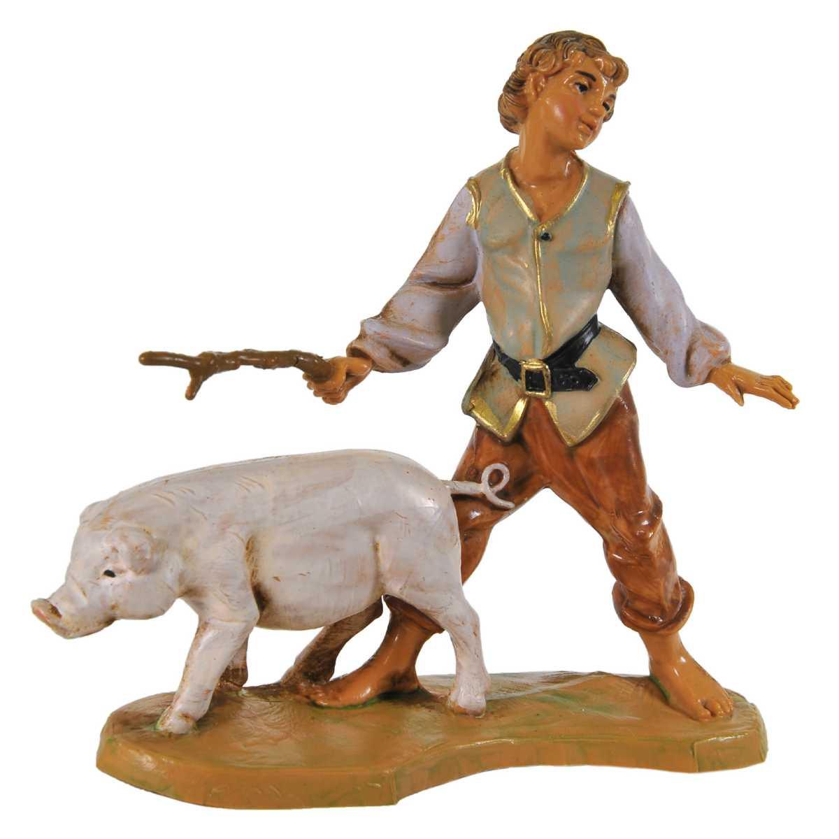 Statua cm.10 Pastori Doppi Assortiti Set pz.17 | Fontanini