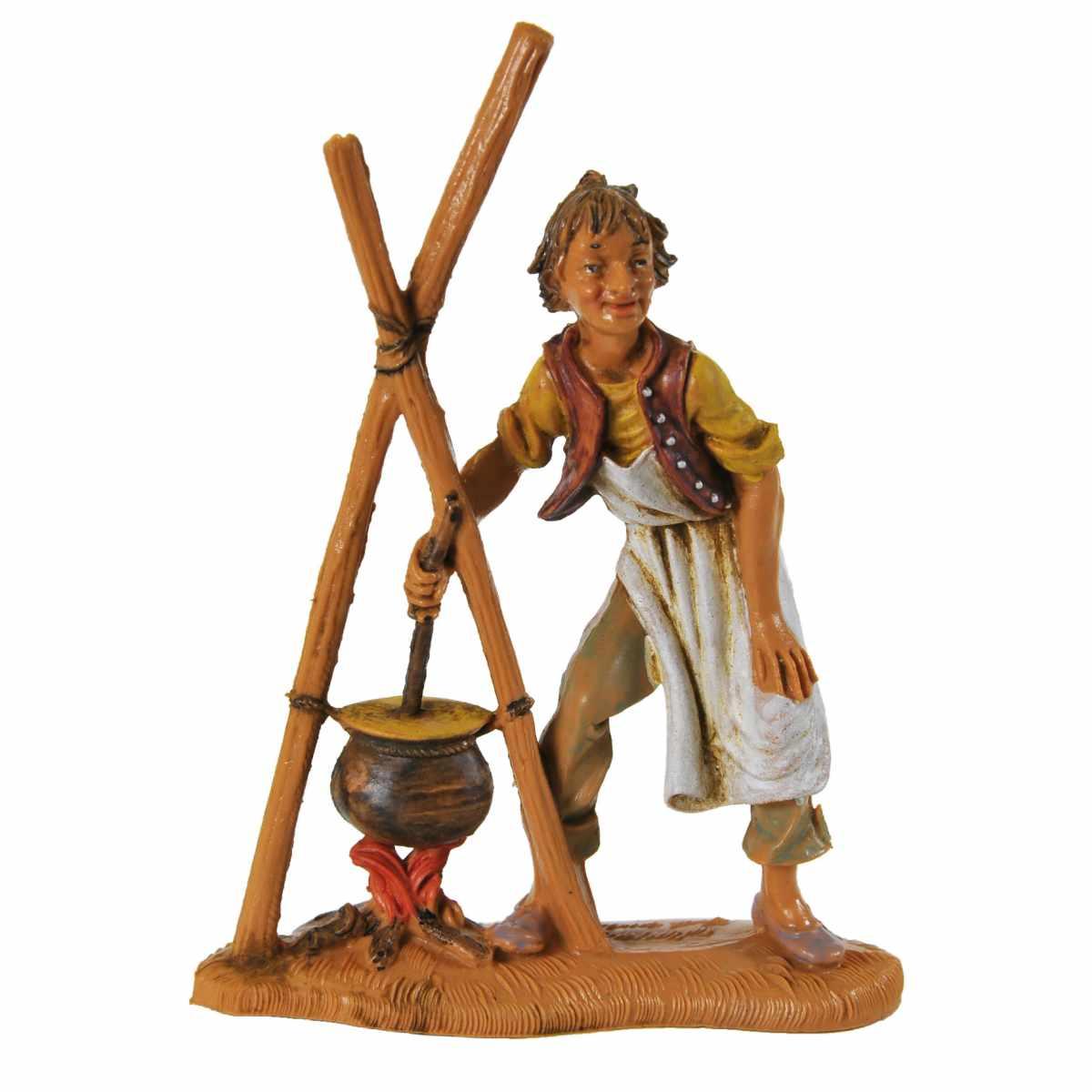 Statua cm.10 Pastori Doppi Assortiti Set pz.17 | Fontanini