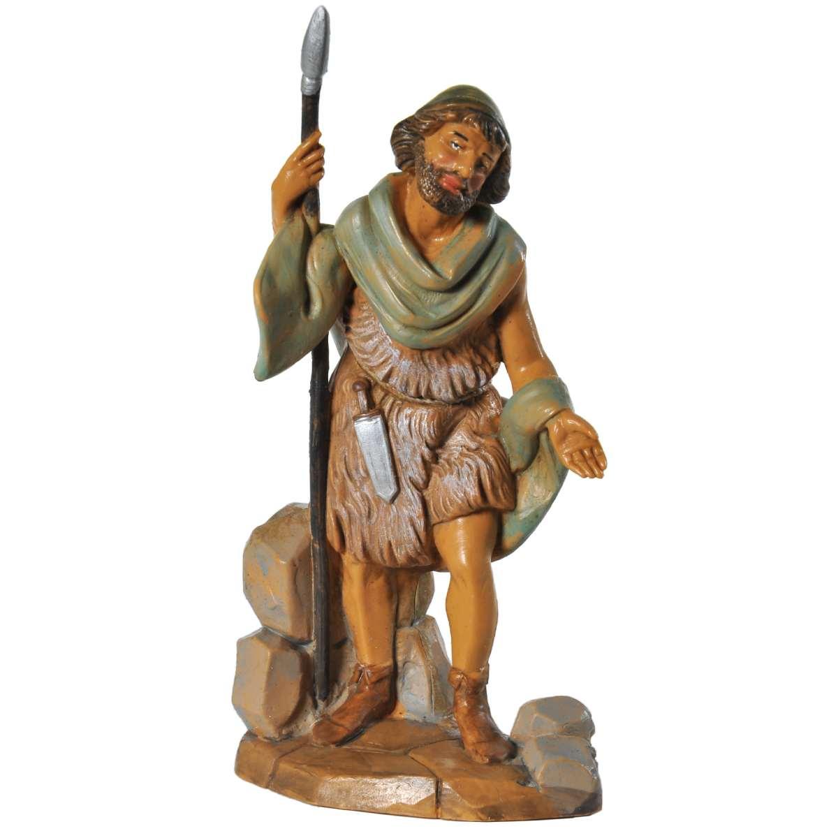 Statua cm.12 Cacciatore con Lancia e Pugnale. | Fontanini