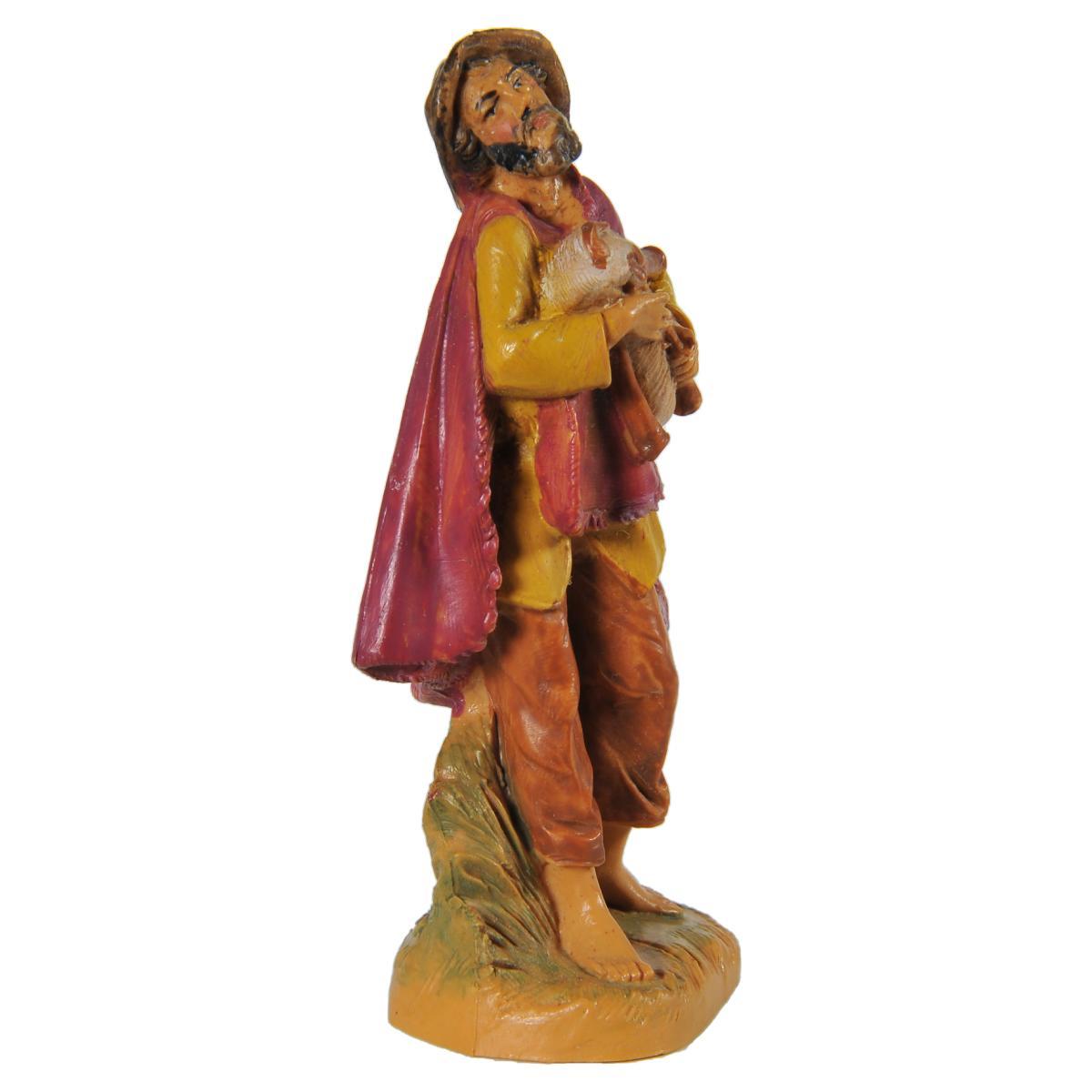 Statua cm.9,5 Pastore Zampognaro | Fontanini