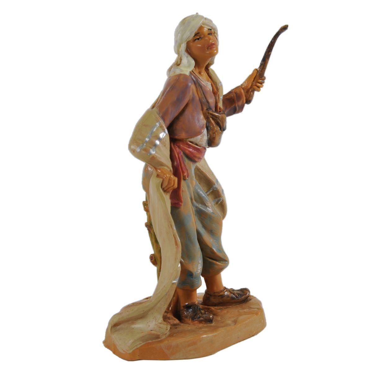 Statua cm.9,5 Pastore con Frusta | Fontanini