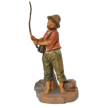 Statua Fontanini cm.9,5 Pescatore di Fiume