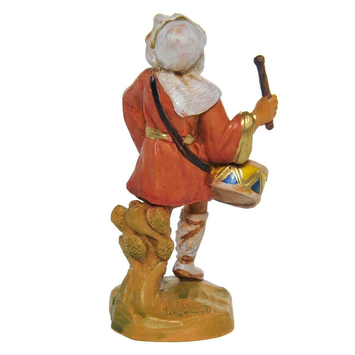 Statua cm.9,5 Pastore con Tamburo | Fontanini