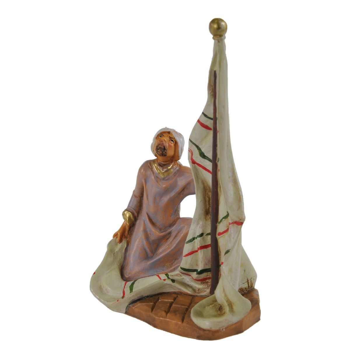 Statua cm.9,5 Montatore Tende | Fontanini