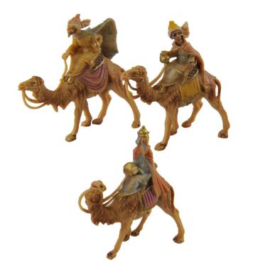 Statua cm.4 Re Magi con Cammello Set da 3 Pz. | Fontanini
