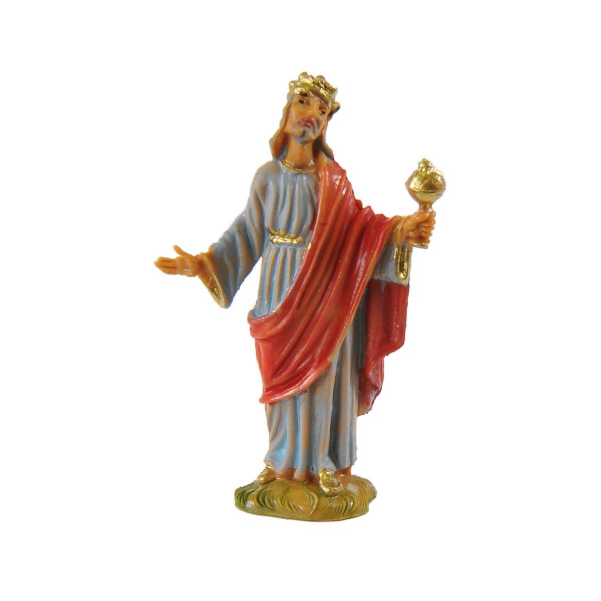 Statua cm.4 Re Magio Melchiorre | Fontanini