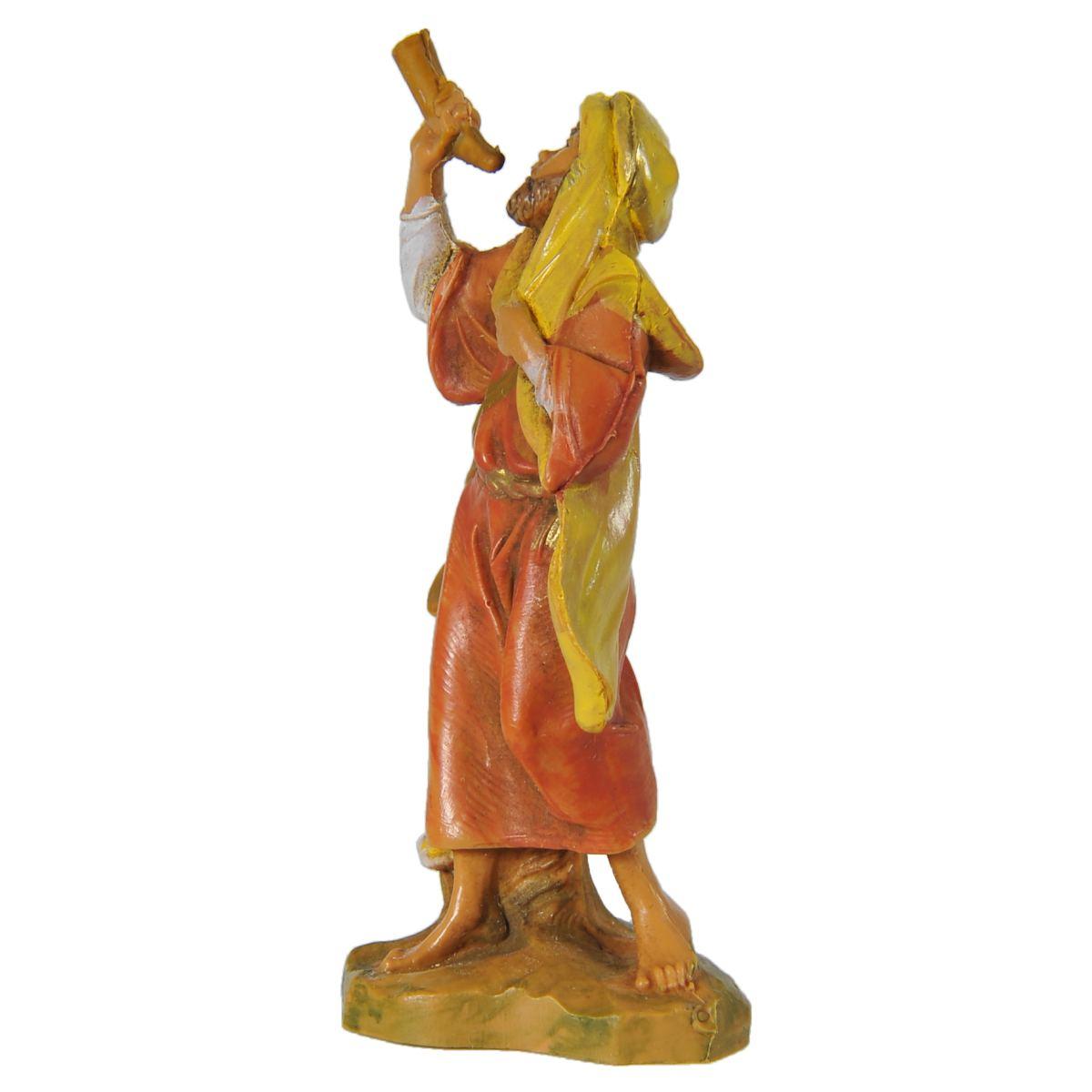 Statua cm.6,5 Pastore con Corno | Fontanini