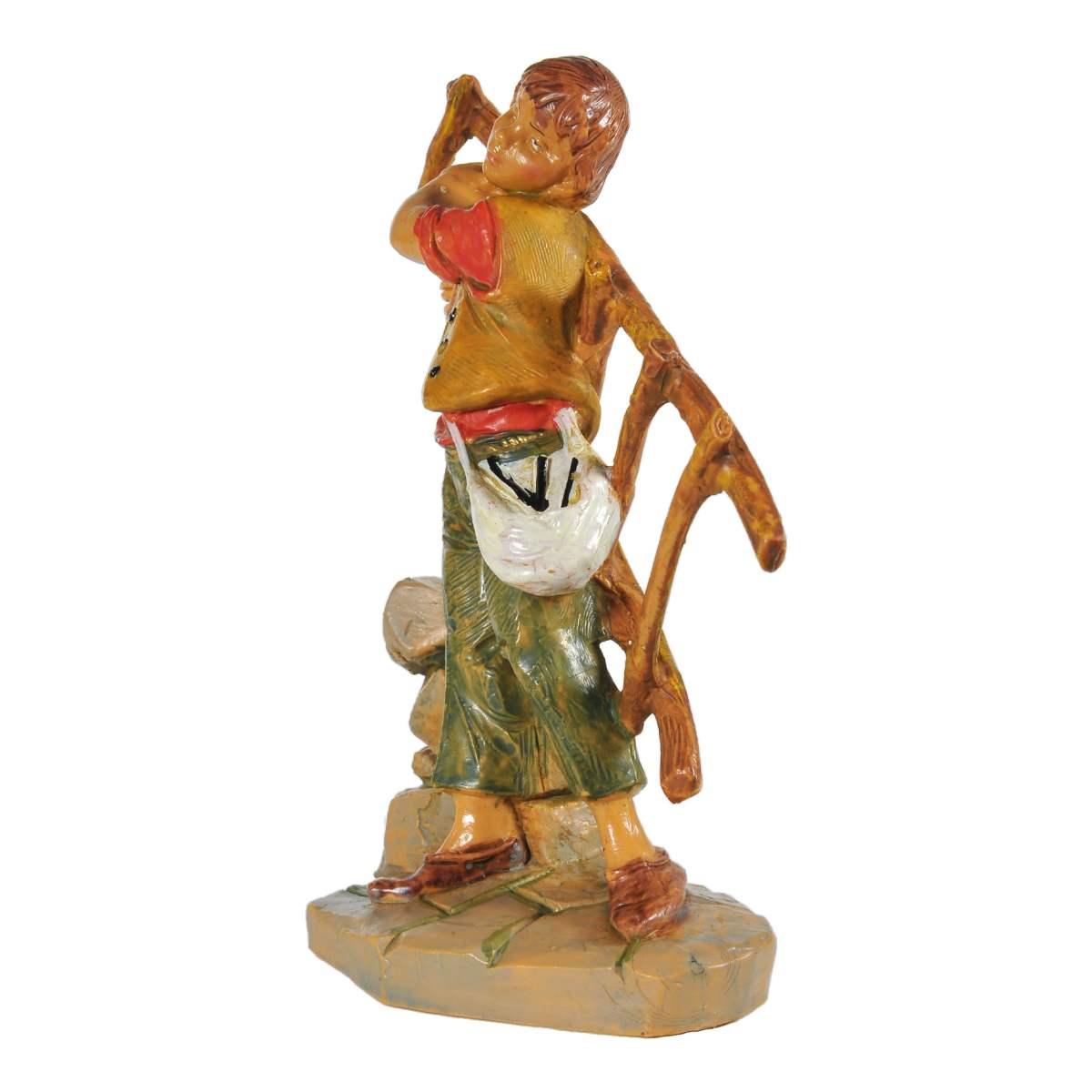 Statua cm.12 Pastorello con Scala | Fontanini