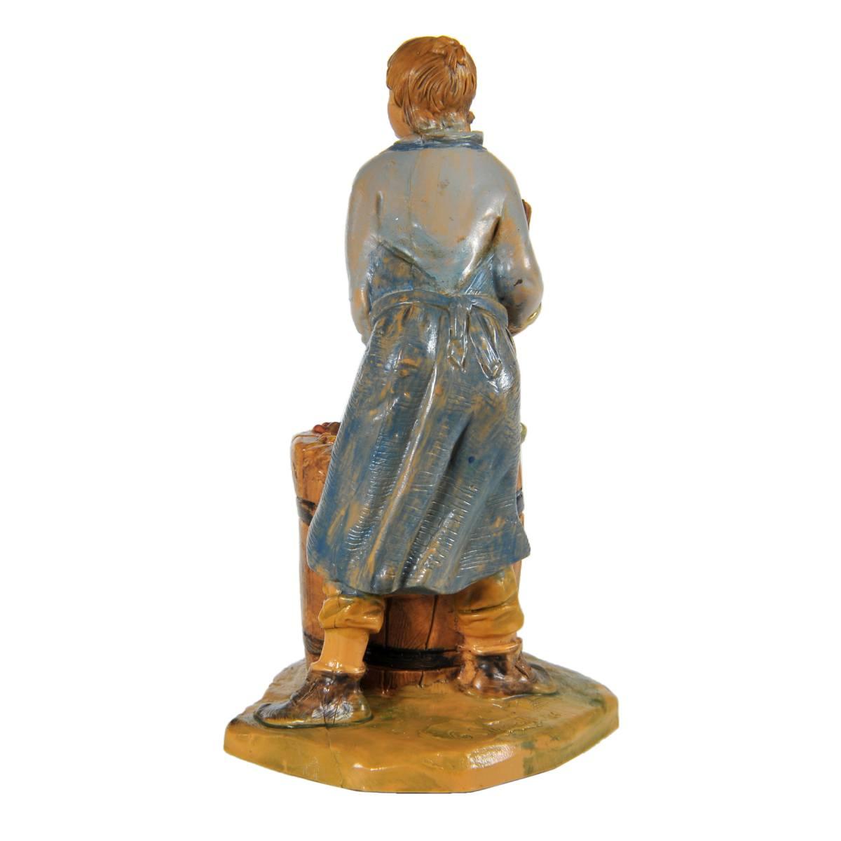 Statua cm.12 Ragazzo che Pigia Uva | Fontanini