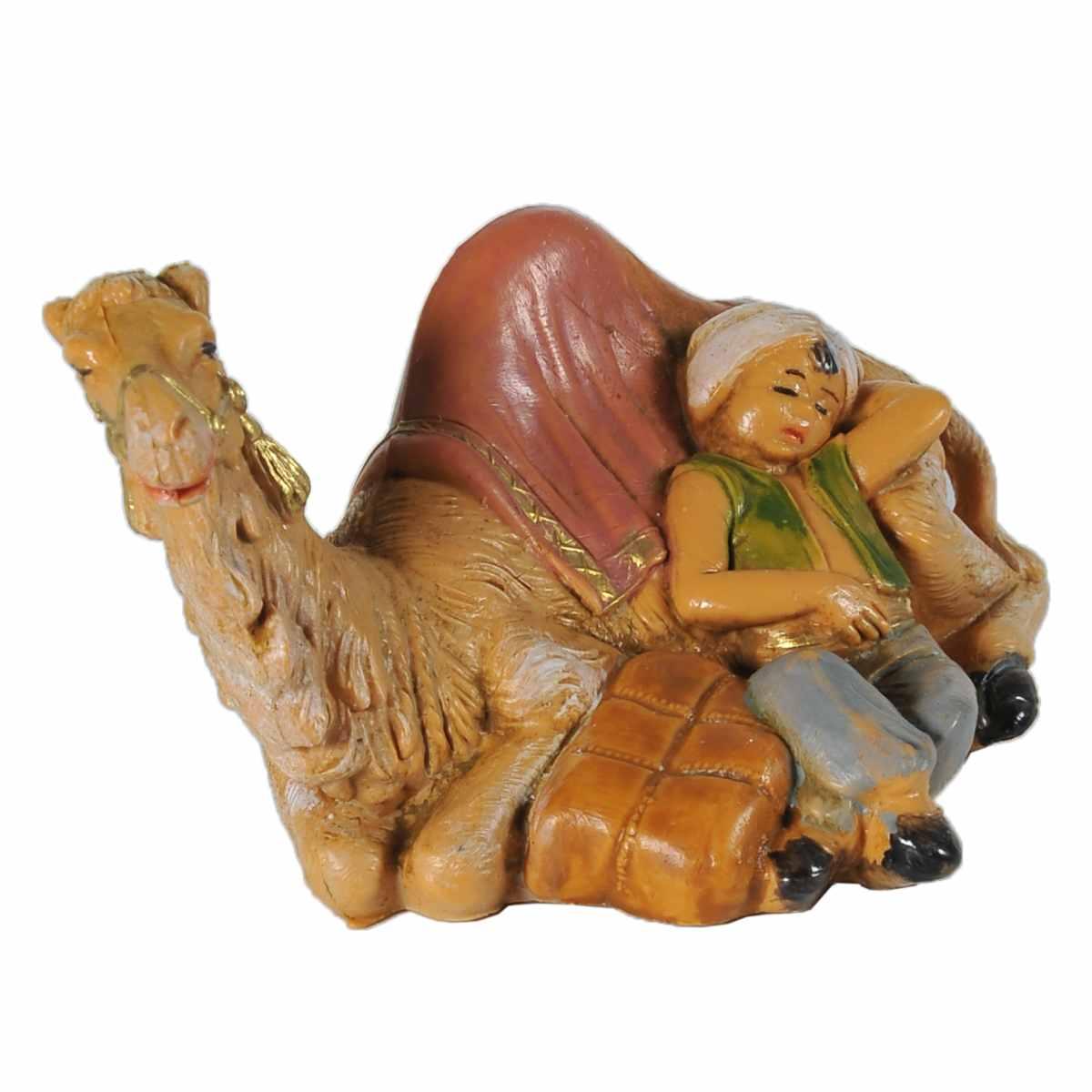 Statua cm.6,5 Cammelliere con Cammello | Fontanini