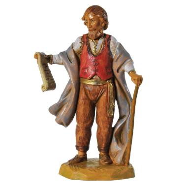 Statua presepe 12 cm direttore mercato