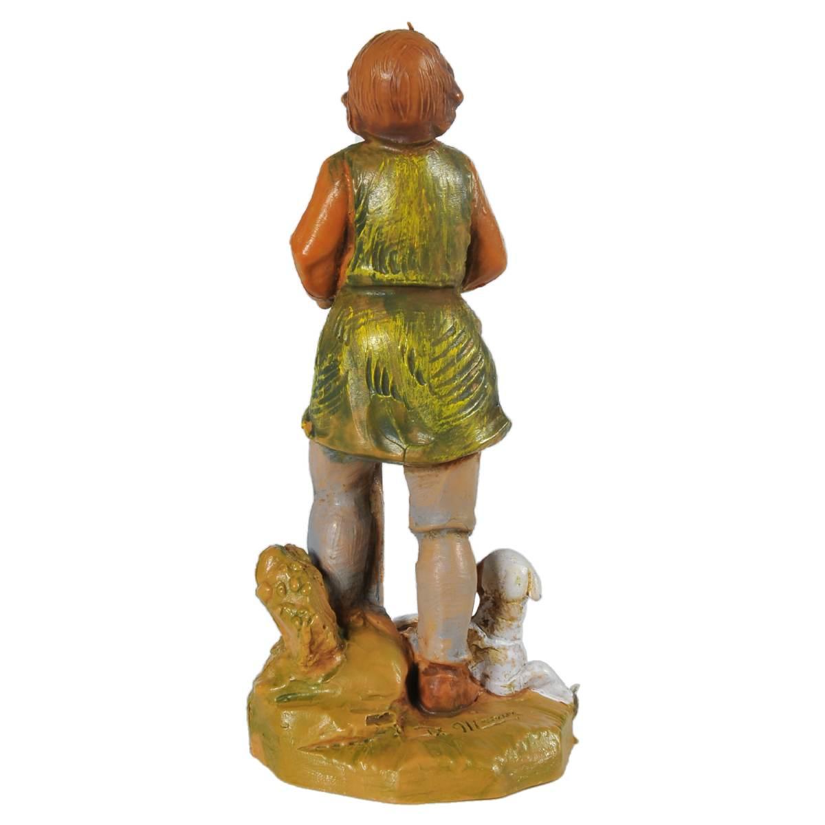 Statua cm.9,5 Pastore con Pecora Seduta | Fontanini