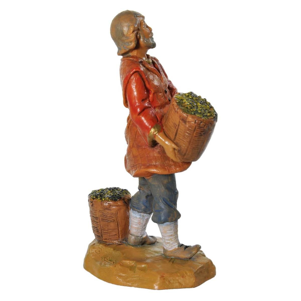 Statua cm.12 Venditore Uva | Fontanini