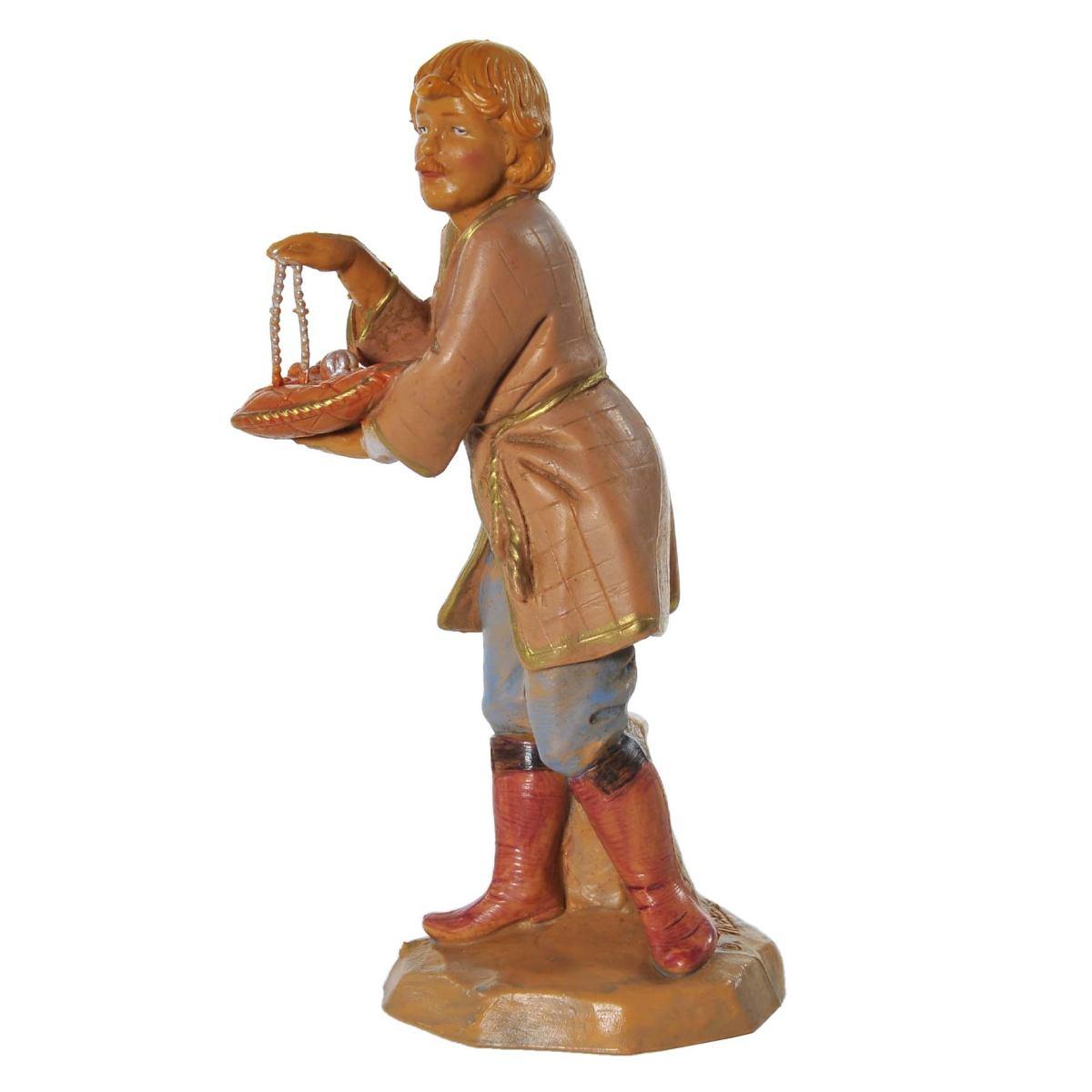 Statua cm.12 Venditore Gioielli | Fontanini