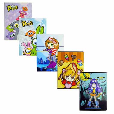 Quaderno Scary Girl Pets A4 Rigatura B Pool Over