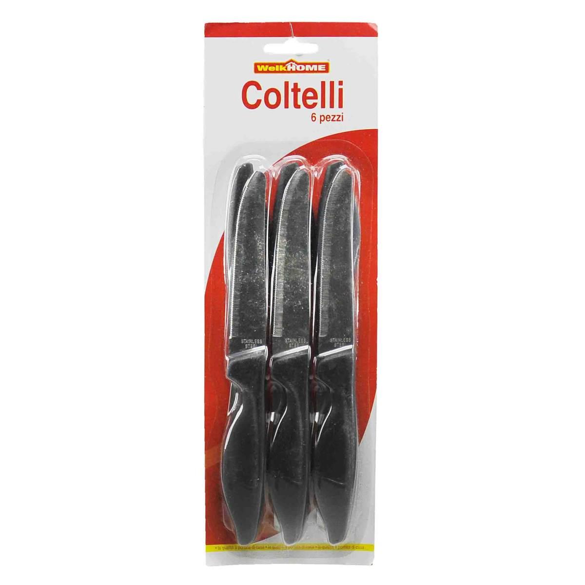 Coltelli Tavola Set pz.6 Welk Home Bianco 3 Colori | M2 Store
