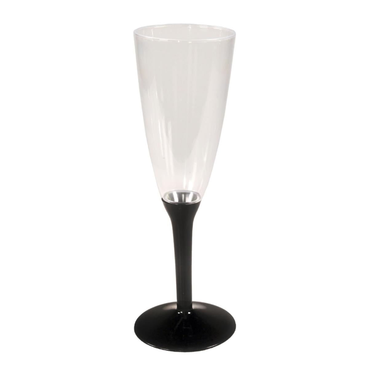M2 Store Bicchieri PVC Cristal Flute Nero Set 6 Pezzi 8028344010105  8028344010105