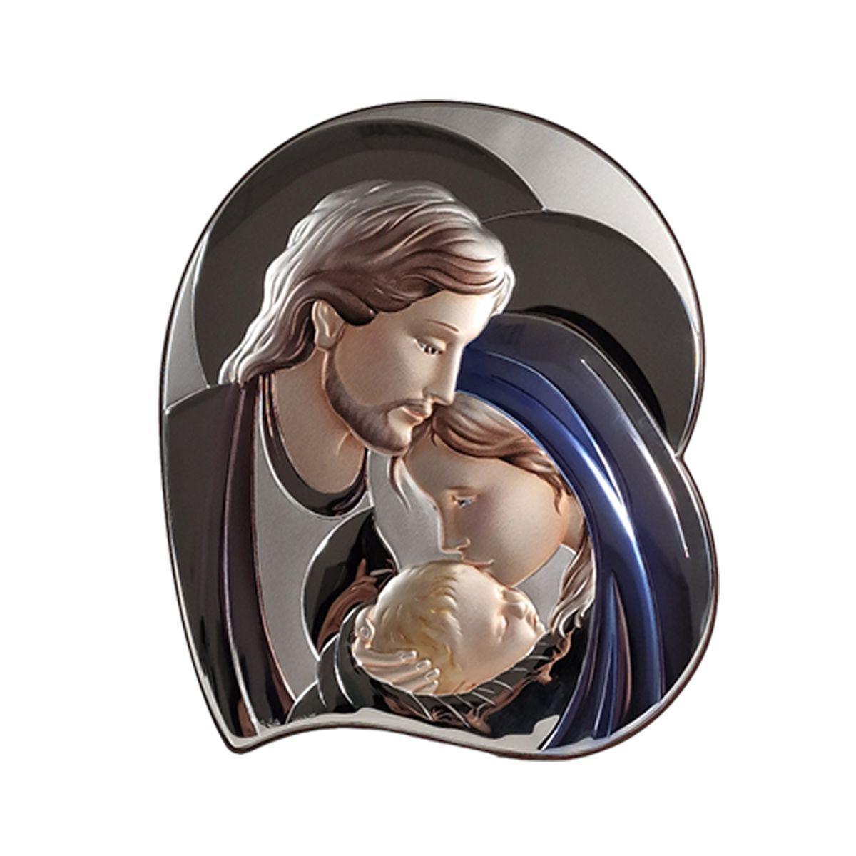 Quadro Argento cm.23x27 Sacra Famiglia | Thilia