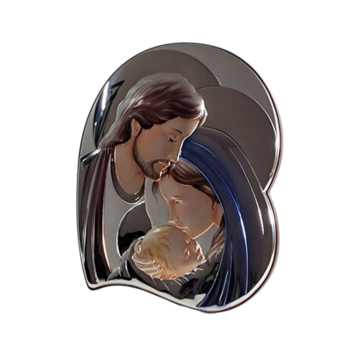 Quadro Argento cm.23x27 Sacra Famiglia | Thilia