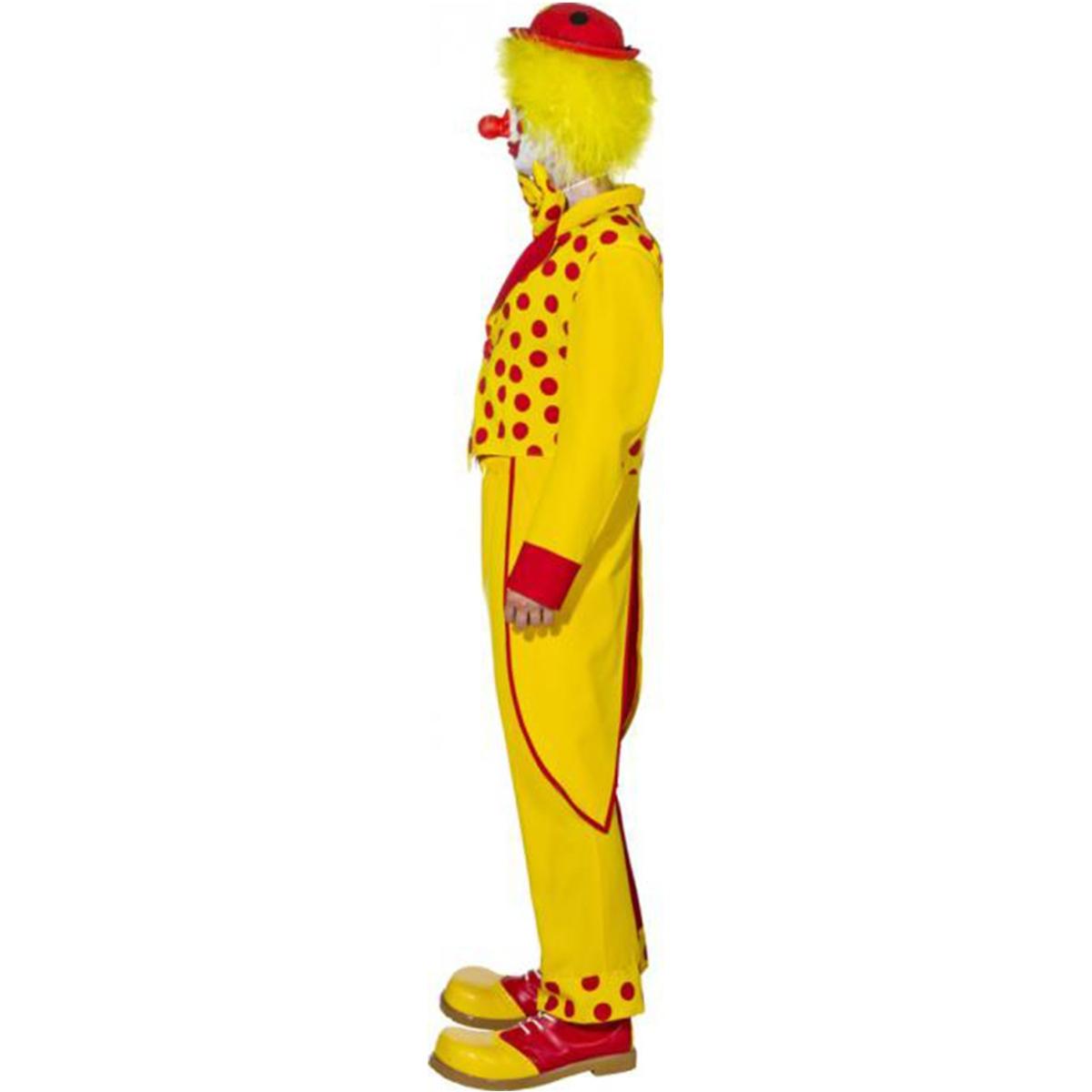 Costume Clown Giallo Rosso Uomo