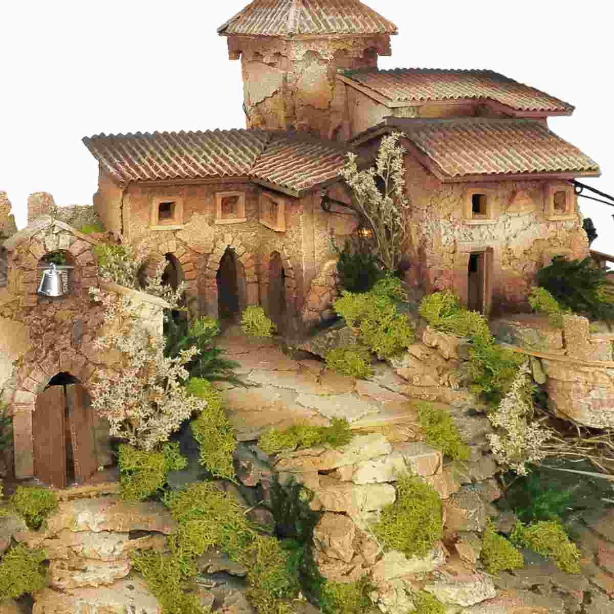 Paesaggio con Grotta Chiesa e Terrazzo cm.70x45x52
