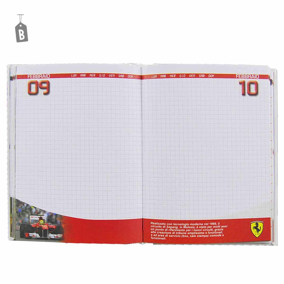 Diario Scuderia Ferrari cm.16,5 3 Modelli