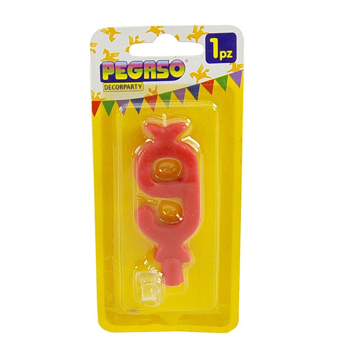 Candelina Compleanno N.9 Rossa |M2 Store