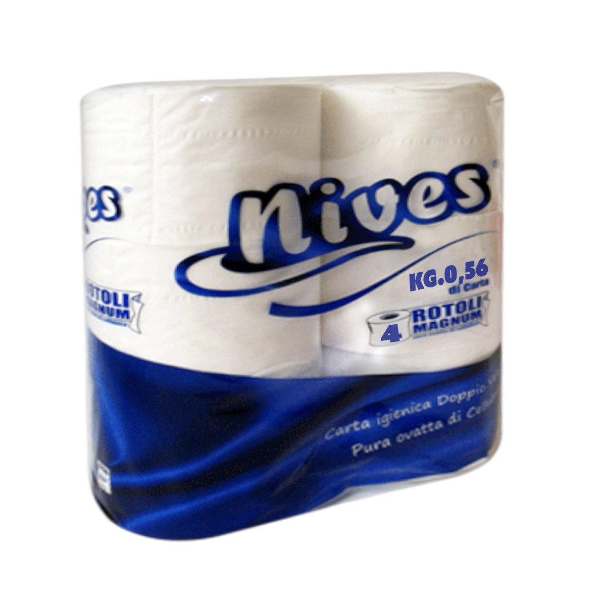 Nives Carta Igienica 4R 3V Gold Blu gr.560 | M2 Store