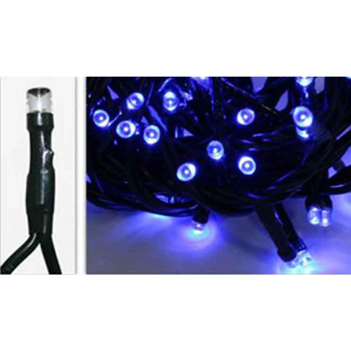 Luci Interno 300 Led Blu 8 Giochi di Luce