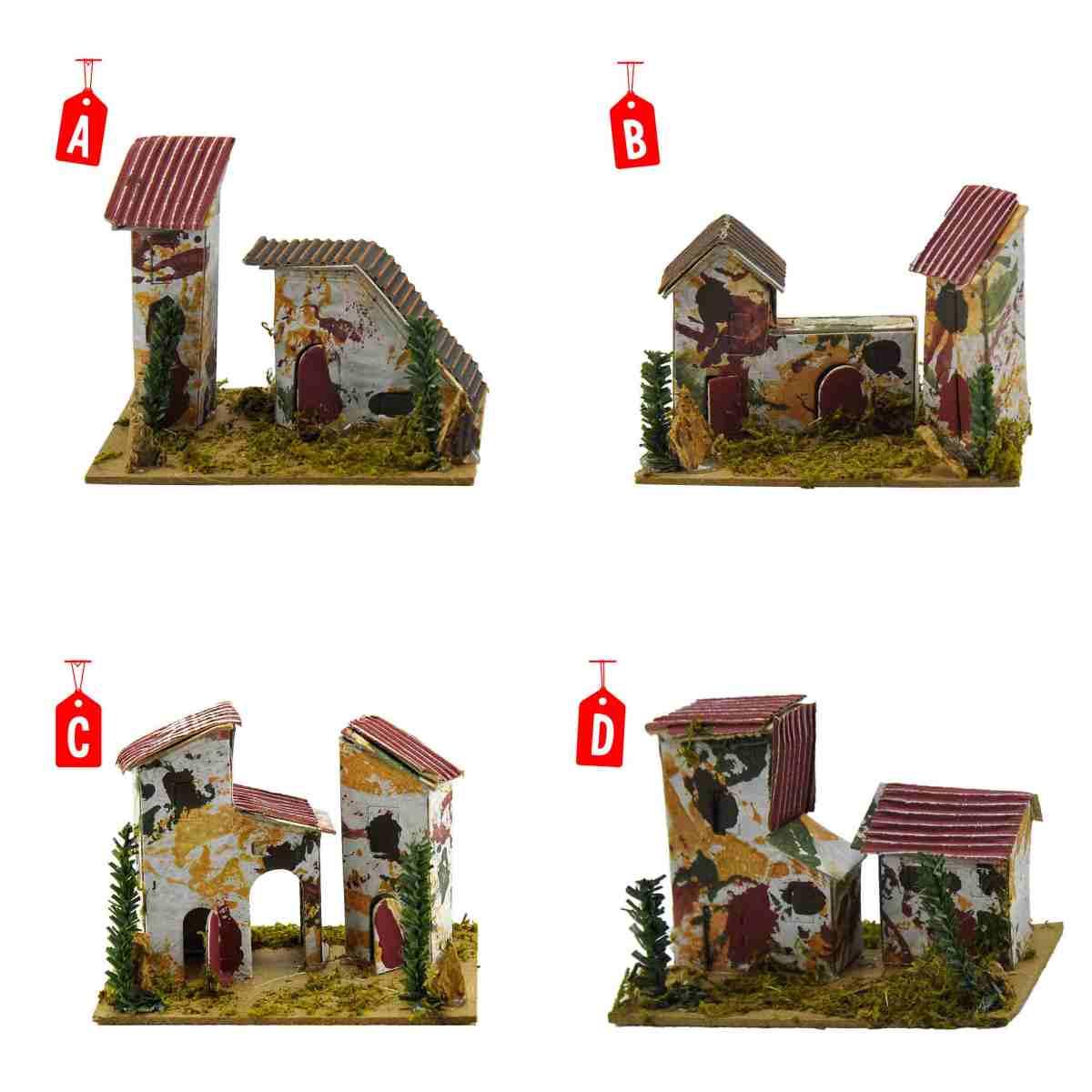 Casetta Doppia cm.13x8xH10 4 Modelli | M2 Store