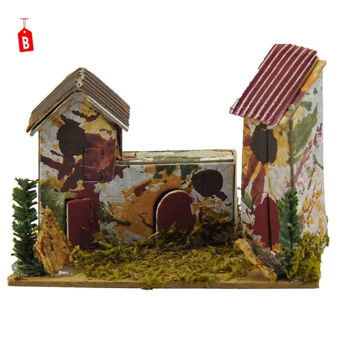 Casetta Doppia cm.13x8xH10 4 Modelli | M2 Store