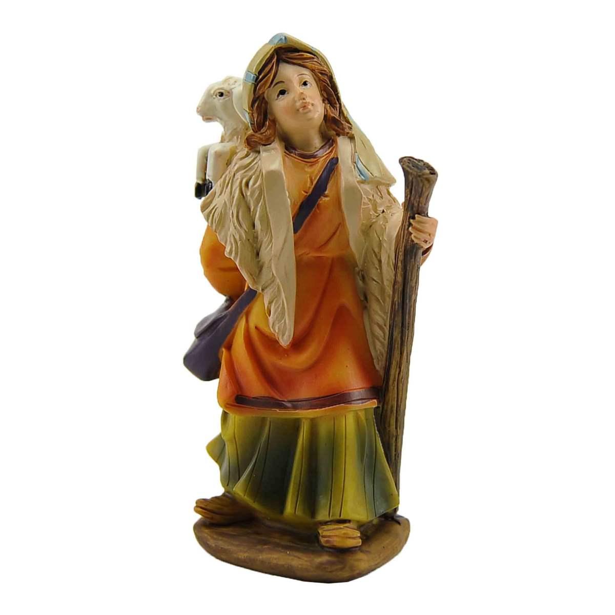 Statua cm.11 Pastorella con Agnello | M2 Store