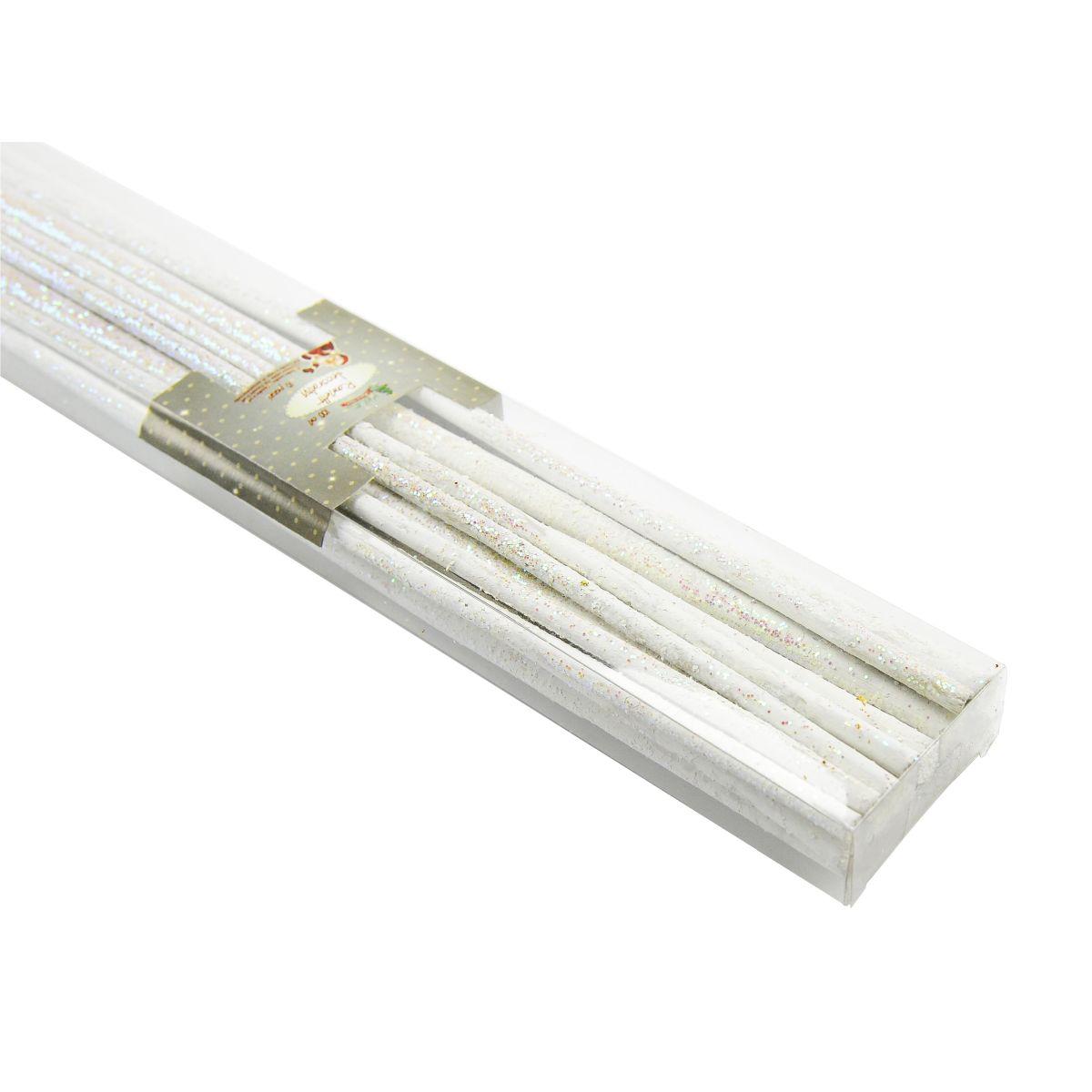 Rametti Legno Bianco Glitter cm.100 pz.17 |M2 Store