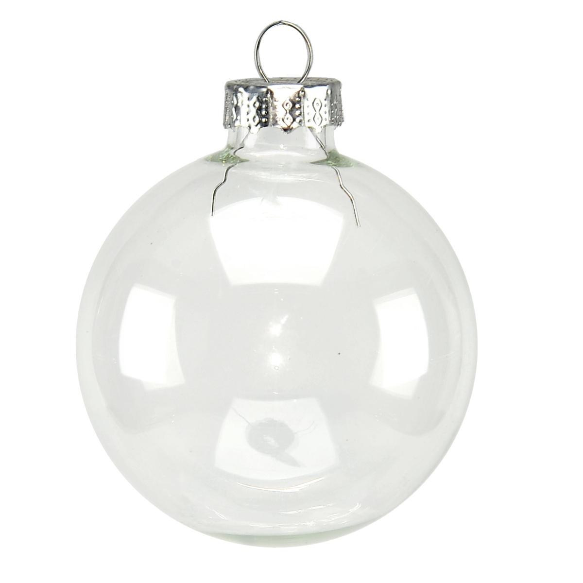 Pallina Natale Vetro cm.6 Trasparente |M2 Store