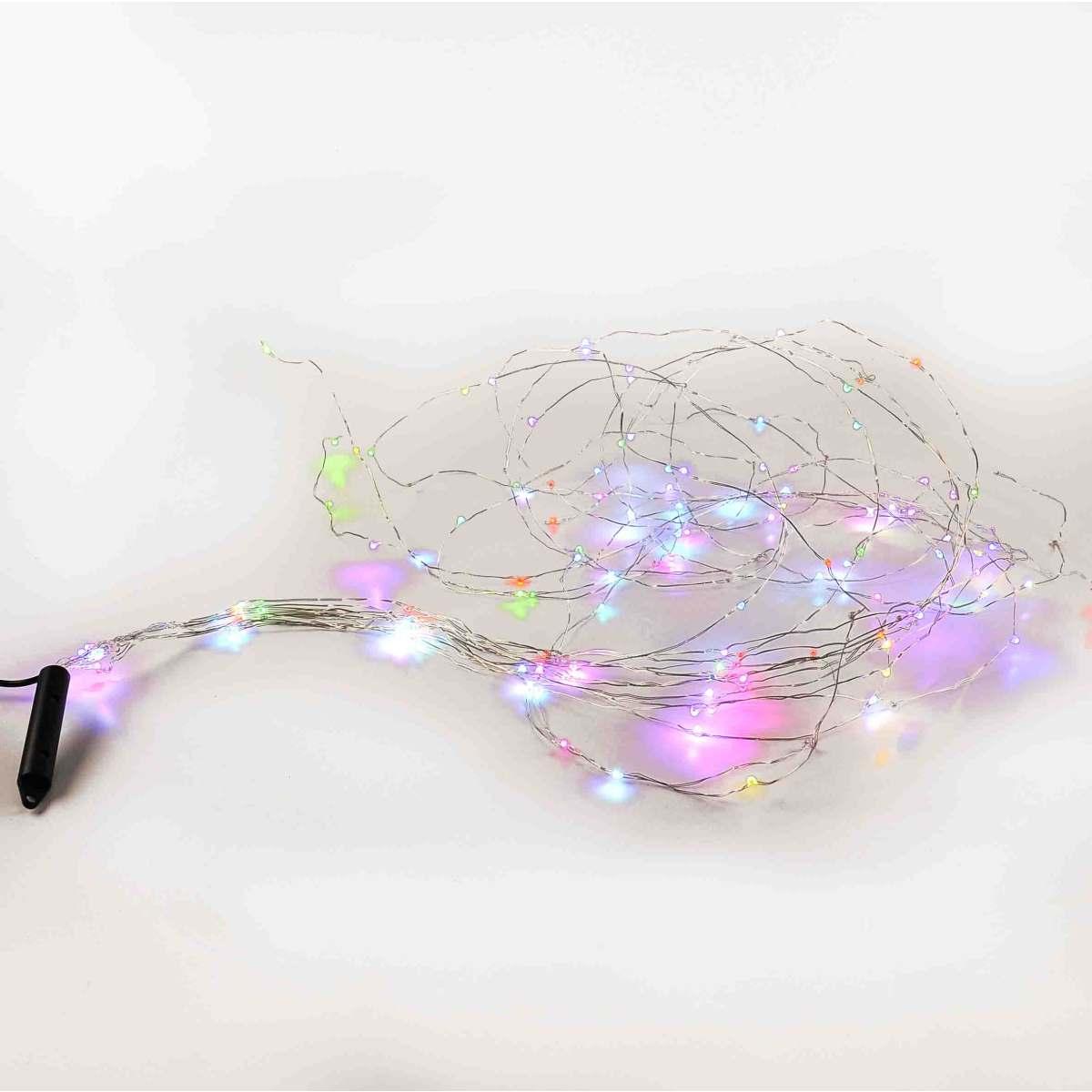 Luci Interno 180 Led Gocce di Luce Multicolor Giochi di Luce