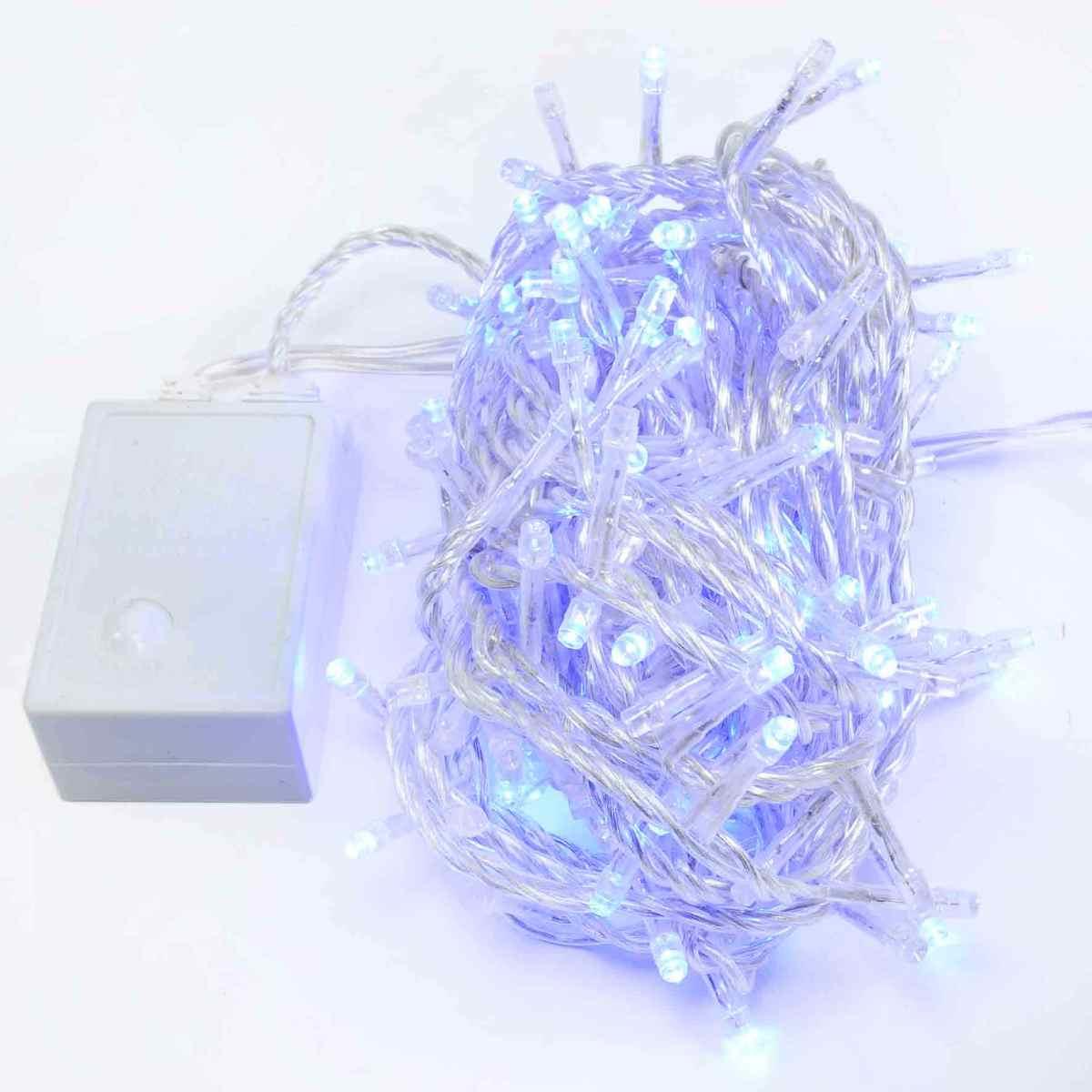 Luci Interno 180 Led Blu 8 Giochi di Luce