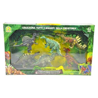 Gioco Il Mondo dei Dinosauri Set pz.6 |Mazzeo