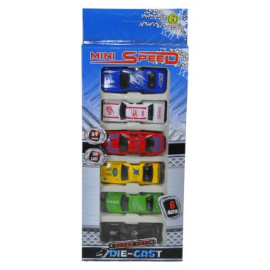 Gioco Auto Metallo Mini Speed pz.6 |Mazzeo