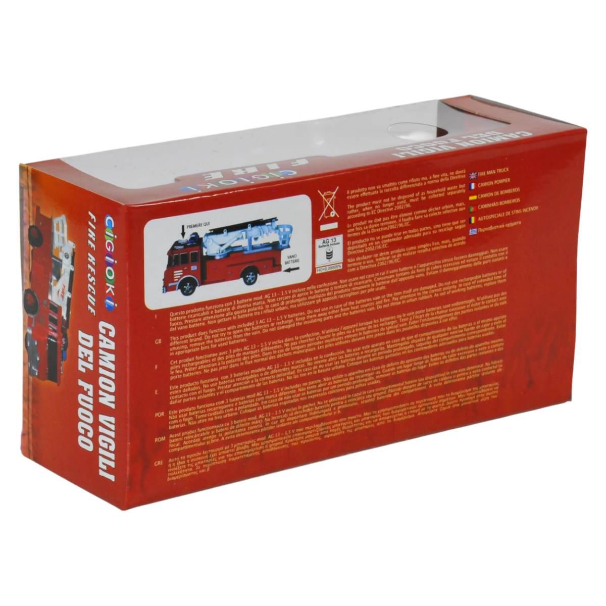 Gioco Auto Camion Vigili Fuoco con Suono |M2 Store