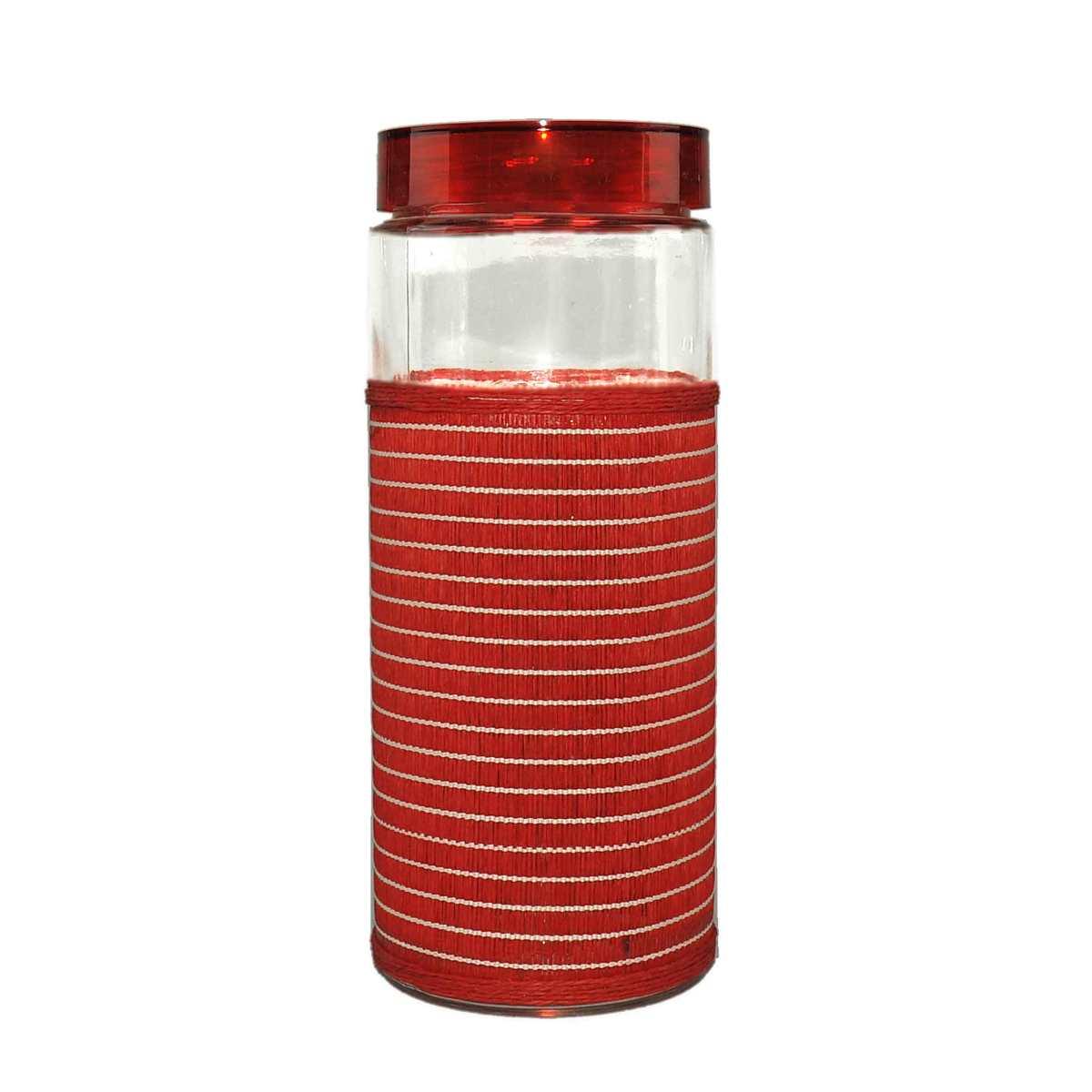 Barattolo Vetro Paglia Color cm.H28 6 Colori Assortiti | M2 Store