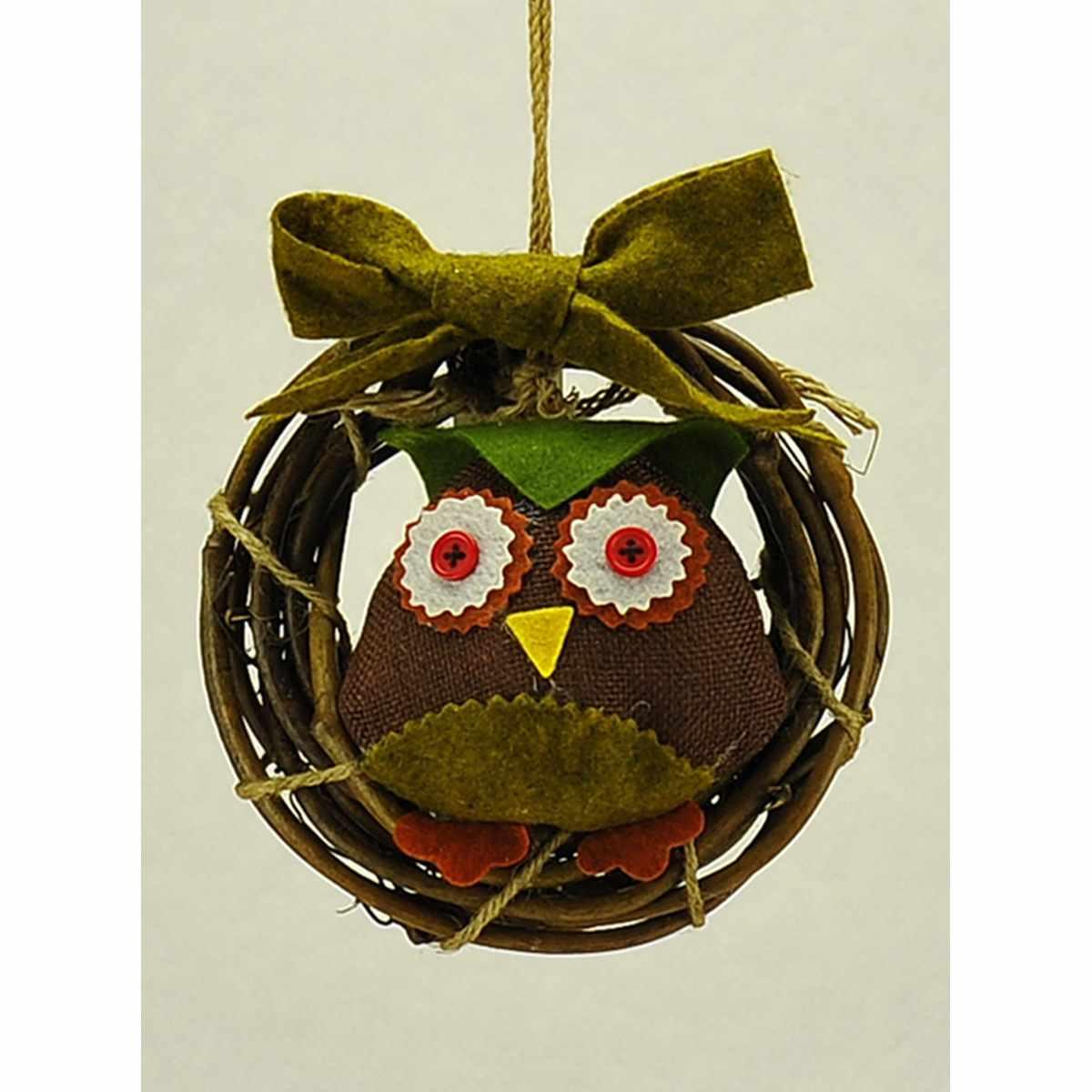 Decorazione Natalizia Gufi |Inge's Glass