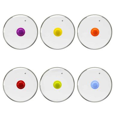 Coperchio Vetro cm.26 W Home Pomello 6 Colori | M2 Store
