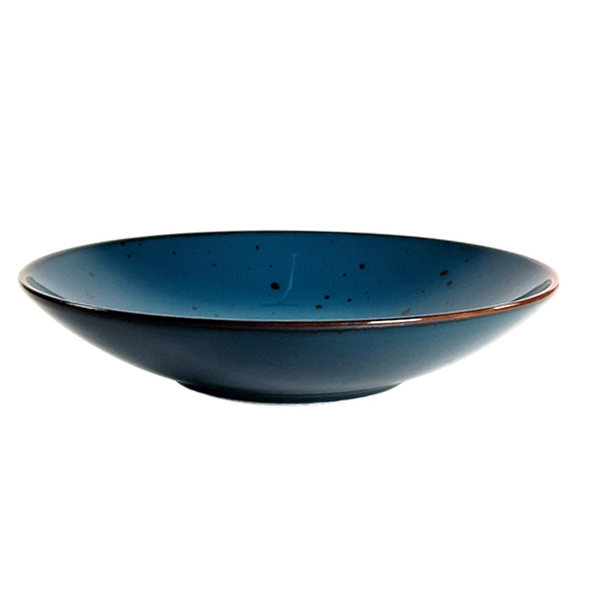 Piatto Tavola Porcellana Weissestal Bowl cm.28 Blu G | Weissestal