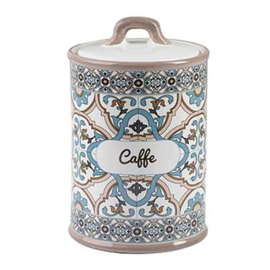 Barattolo Ceramica Stoneware Caffè Noto cm.Ø10x16