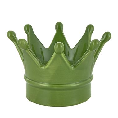 Corona Porcellana Verde cm.Ø15x10