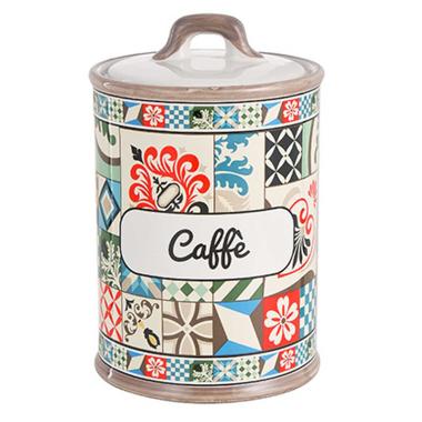 Barattolo Ceramica Stoneware Caffè Positano cm.Ø10x16
