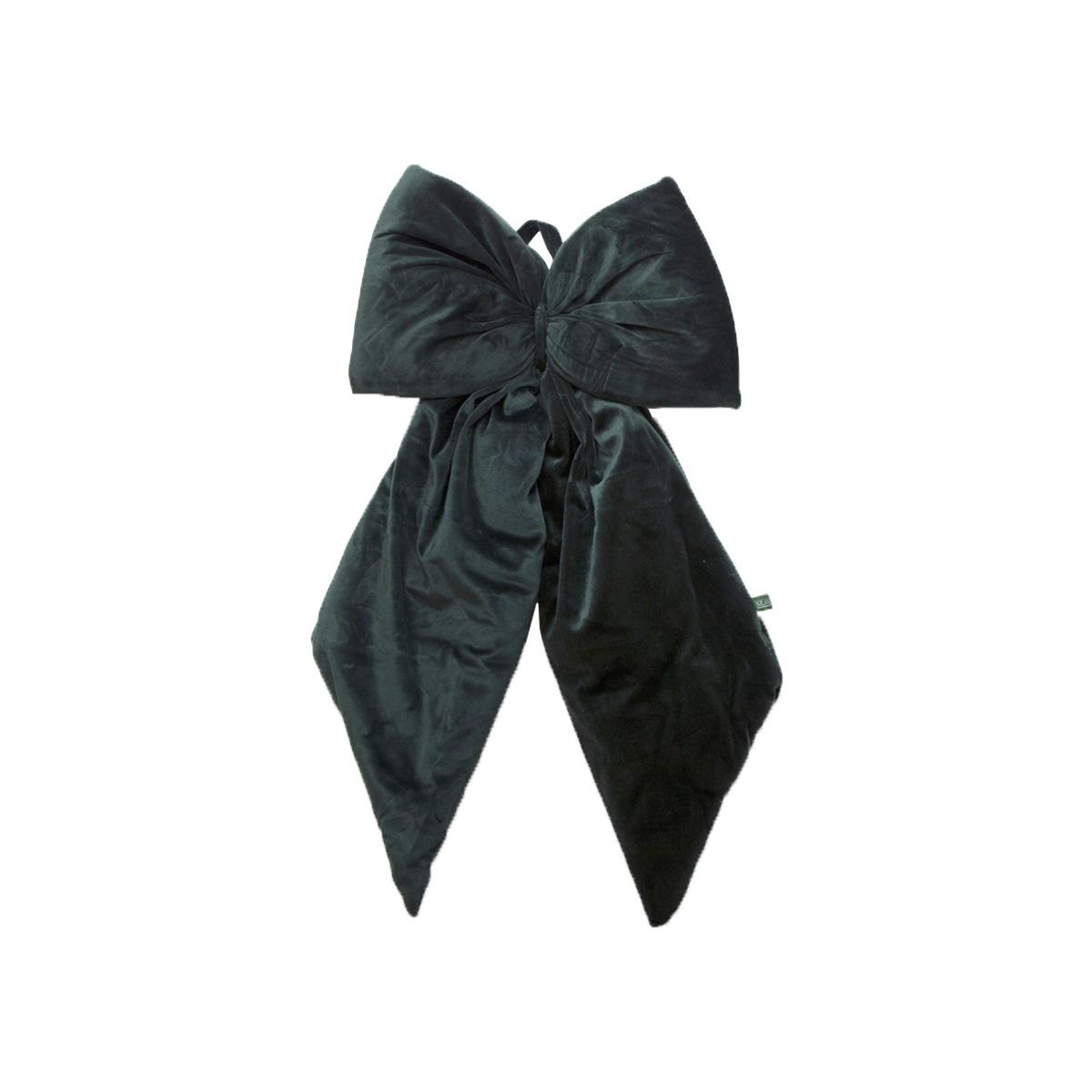 Decorazione Natalizia Fiocco Velluto Verde cm.35x60 |Silani