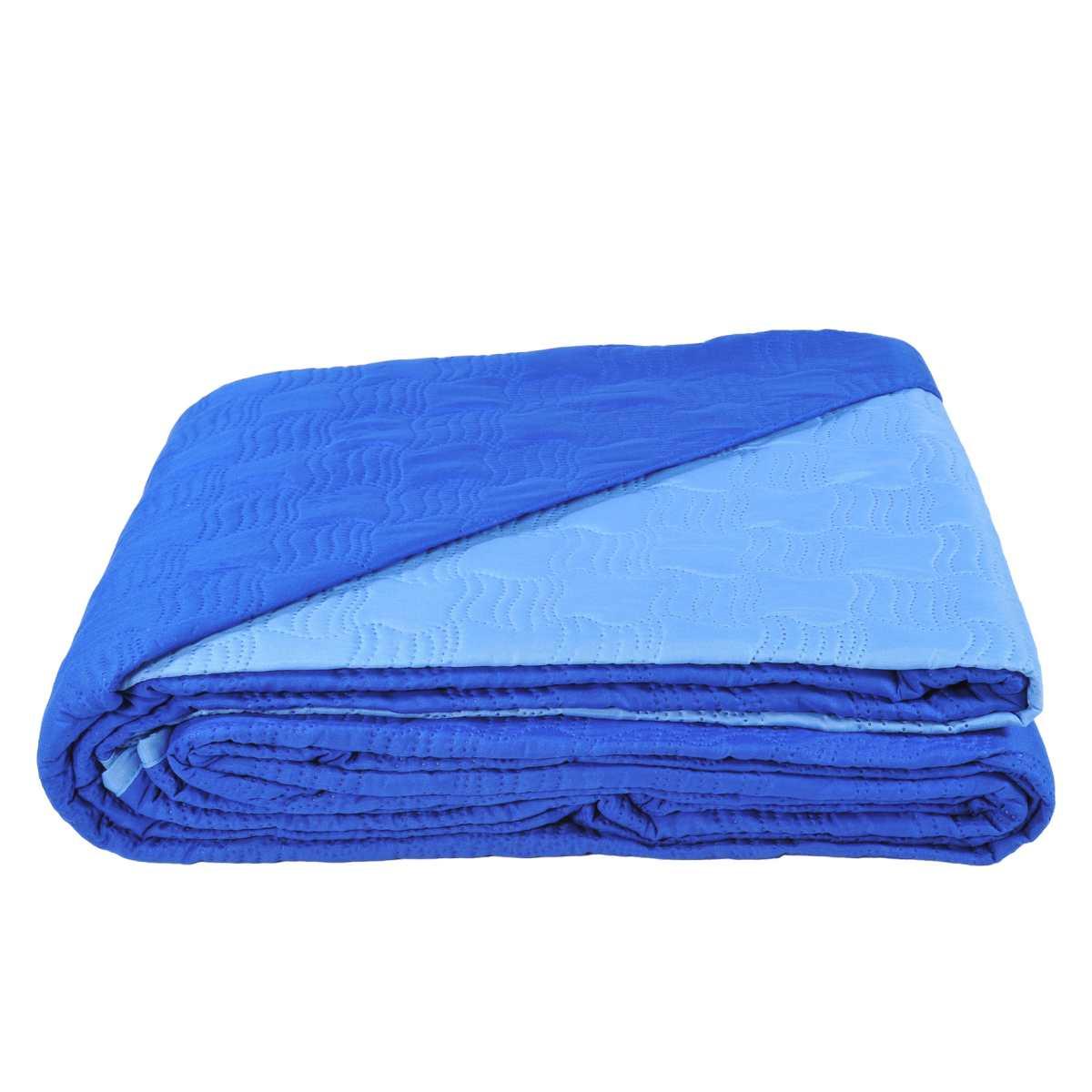 Trapunta Matrimoniale Funity Blu cm.260x260 | Angelo Carillo