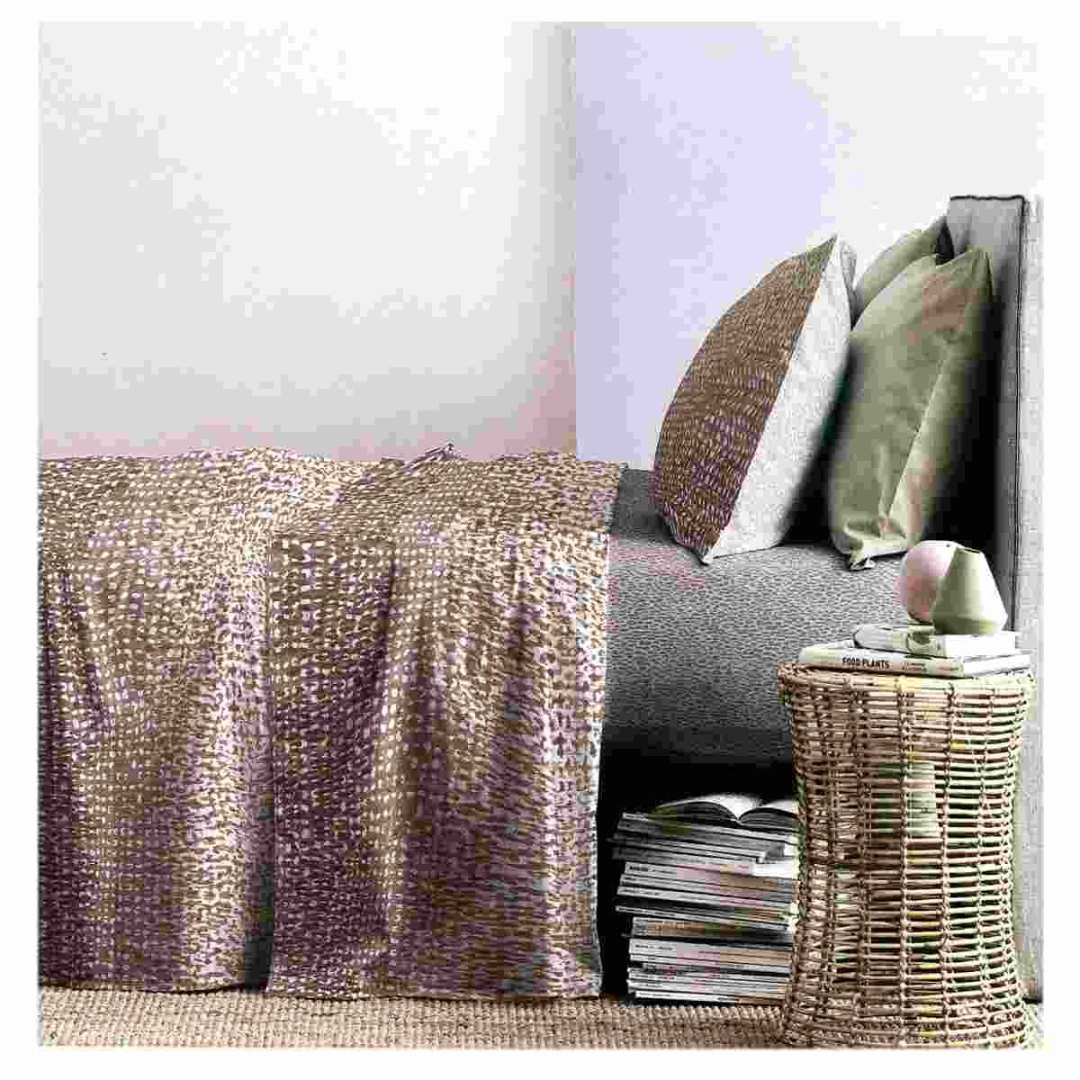 Lenzuola Singole 1 Piazza e Mezza Stain Cipria | Angelo Carillo